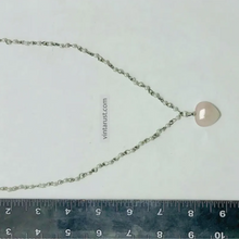 Load image into Gallery viewer, Elegant Calcite Stone Heart Pendant Necklace