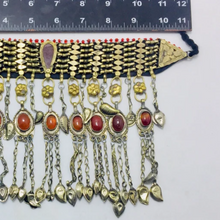 Load image into Gallery viewer, Handmade Choker Necklace with Dangling Tassels