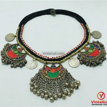 Load image into Gallery viewer, Afghan Kuchi Necklace with Bells and Coins