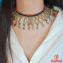 Load image into Gallery viewer, Vintage Tribal Boho Bib Choker Necklace