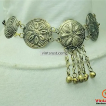 Load image into Gallery viewer, Handmade Boho Kuchi ChokerNecklace with Bells