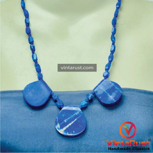 Load image into Gallery viewer, Lapis Lazuli Gemstone Beaded Necklace