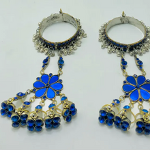 Load image into Gallery viewer, Blue Slave Bracelet Link and Chain Bracelet With Rings