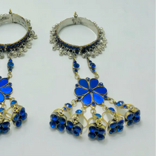 Load image into Gallery viewer, Blue Slave Bracelet Link and Chain Bracelet With Rings