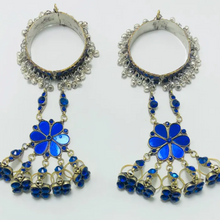 Load image into Gallery viewer, Blue Slave Bracelet Link and Chain Bracelet With Rings