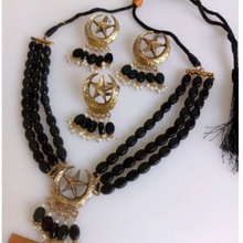 Load image into Gallery viewer, Star and Moon Motif Jewelry Set