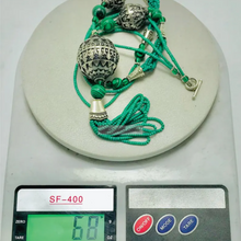 Load image into Gallery viewer, Bohemian Beaded Chain Necklace with Dangling Tassel Pendant