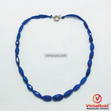 Load image into Gallery viewer, Lapis Stone Beaded Unisex Necklace