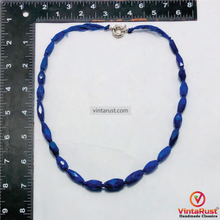 Load image into Gallery viewer, Lapis Stone Beaded Unisex Necklace