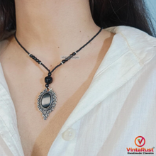 Load image into Gallery viewer, Bohemian Black Onyx-Style Pendant Necklace