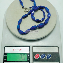 Load image into Gallery viewer, Lapis Stone Beaded Unisex Necklace