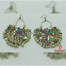Load image into Gallery viewer, Multi color Stylish Hoop Earrings