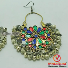 Load image into Gallery viewer, Multi color Stylish Hoop Earrings