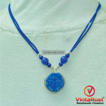 Load image into Gallery viewer, Genuine Royal Blue Lapis Lazuli Stones Necklace