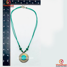 Load image into Gallery viewer, Turquoise Beaded Light Weight Pendant Necklace