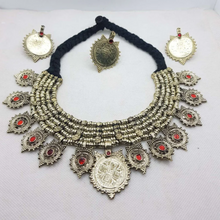 Load image into Gallery viewer, Handmade Coins Chokers And Earring and ring