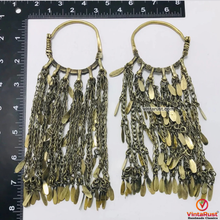 Load image into Gallery viewer, Vintage Silver Kuchi Dangle Earrings