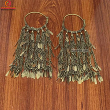 Load image into Gallery viewer, Vintage Silver Kuchi Dangle Earrings