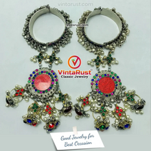 Load image into Gallery viewer, Vintage Handmade Bracelet With Rings Link and Chain