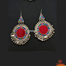 Load image into Gallery viewer, Tribal Vintage Headpiece Matha Patti and Earring Jewelry Set