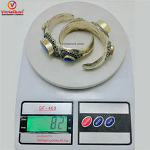 Load image into Gallery viewer, Tribal Coral Stones Cuff Bracelet with Beads