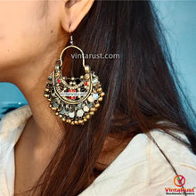Load image into Gallery viewer, Antique Ethnic Hoop Earrings With Bells