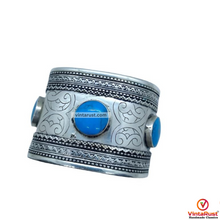 Load image into Gallery viewer, Handmade Tribal Big Boho Handcuff Bracelet