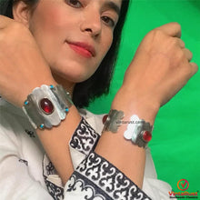 Load image into Gallery viewer, Vintage Ethnic Turkmen Cuff Bracelet