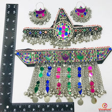 Load image into Gallery viewer, Silver Kuchi Handmade Tribal Jewelry Set