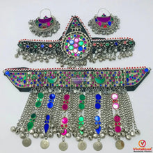 Load image into Gallery viewer, Silver Kuchi Handmade Tribal Jewelry Set