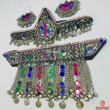 Load image into Gallery viewer, Silver Kuchi Handmade Tribal Jewelry Set