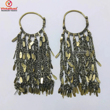 Load image into Gallery viewer, Vintage Silver Kuchi Dangle Earrings