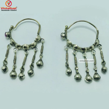 Load image into Gallery viewer, Vintage Hoop Earrings With Long Bells