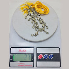 Load image into Gallery viewer, Indian Style Dangling Silver Gems Necklace