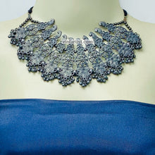 Load image into Gallery viewer, Indian Style Handmade Oxidized Silver Jewelry Set