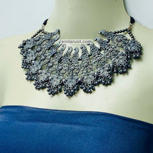 Load image into Gallery viewer, Indian Style Handmade Oxidized Silver Jewelry Set