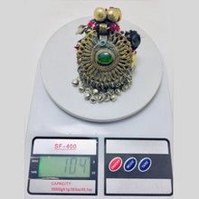 Load image into Gallery viewer, Tribal Turkmen Style Necklace With Dangling Tassels and Bells