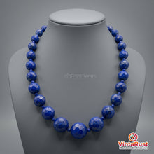 Load image into Gallery viewer, Lapis Lazuli Blue Gemstone Beaded Necklace