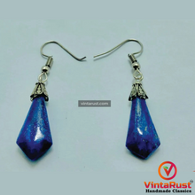 Load image into Gallery viewer, Lapis Lazuli Gemstone Dangle Earrings