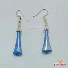 Load image into Gallery viewer, Lapis Lazuli Gemstone Dangle Earrings