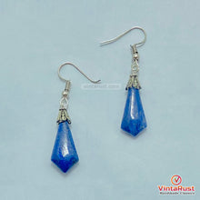 Load image into Gallery viewer, Lapis Lazuli Gemstone Dangle Earrings