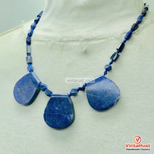 Load image into Gallery viewer, Lapis Lazuli Gemstone Beaded Necklace