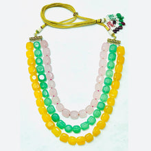 Load image into Gallery viewer, Multicolor Layered Stone Beaded Necklace