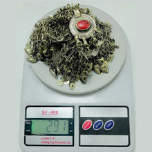 Load image into Gallery viewer, Long Pendant Rustic Necklace With Tassels