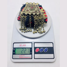 Load image into Gallery viewer, Long Red Beaded Vintage Pendant Necklace