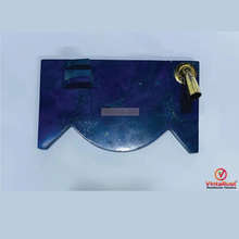 Load image into Gallery viewer, Luxury Lapis Lazuli Pen Stand