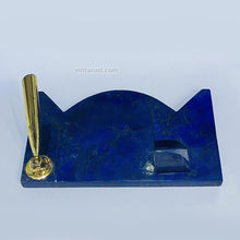 Load image into Gallery viewer, Luxury Lapis Lazuli Pen Stand