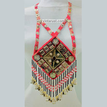 Load image into Gallery viewer, Massive Vintage Red Turkmen Pendant Necklace