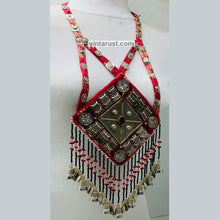 Load image into Gallery viewer, Massive Vintage Red Turkmen Pendant Necklace