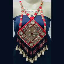 Load image into Gallery viewer, Massive Vintage Red Turkmen Pendant Necklace